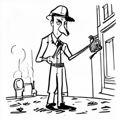 Sketch for The Adventures of Sherlock Holmes