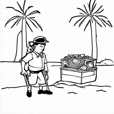 Sketch for Treasure Island